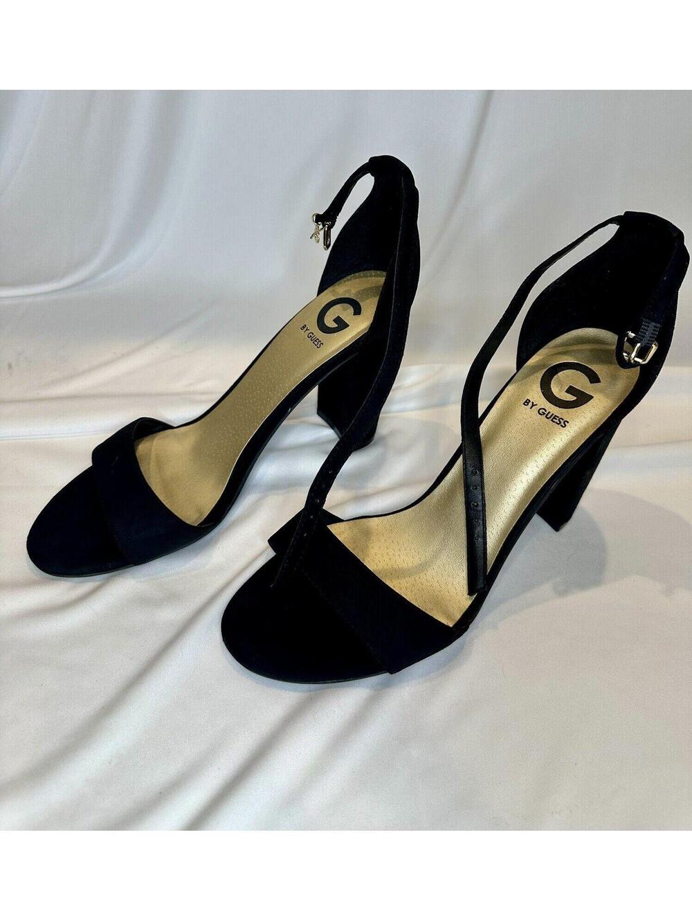GBG Los Angeles G by Guess Heels shoes stilletos Women 7 Black Open toe